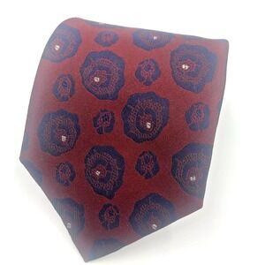 Bugatti 100% Silk Floral‎ Men's Tie - Made in Italy - 58" x 1/2"